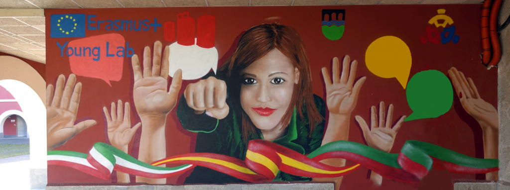 Mural realizado durante el proyecto